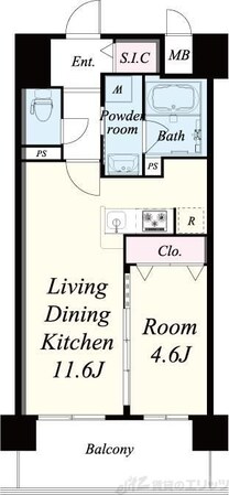 ブル フォルトゥーナ扇町の物件間取画像